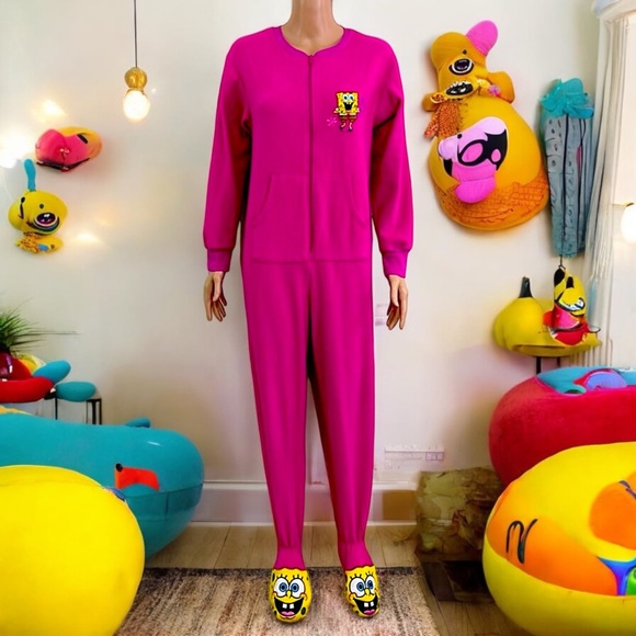 Nickelodeon SpongeBob SquarePants Micro Fleece PJs - Picture 3 of 16